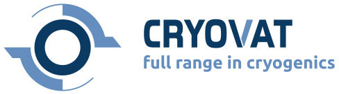 Cryovat full range in cryogenics logo